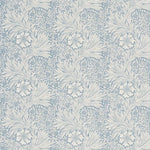 Marigold Fabric / China Blue / Ivory - Just Fabrics