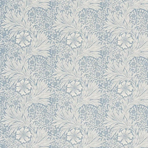 Marigold Fabric / China Blue / Ivory