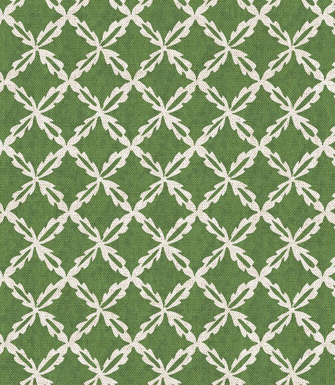 Hedgerow Tile Fabric / Sage - Just Fabrics