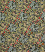 Golden Lily Tapestry Fabric / Multi - Just Fabrics