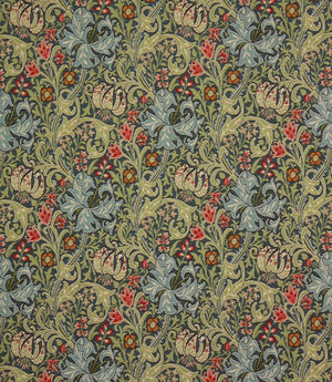 Golden Lily Tapestry Fabric / Multi