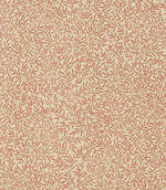 Lily Leaf Fabric / Red - Just Fabrics