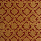 Versailles Damask Fabric / Red - Just Fabrics