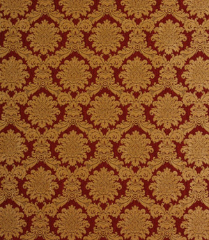 Versailles Damask Fabric / Red