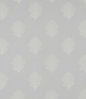 Oak Filigree Fabric / Grey / Blue