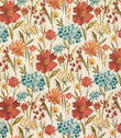Fleur FR Fabric / Ruby - Just Fabrics