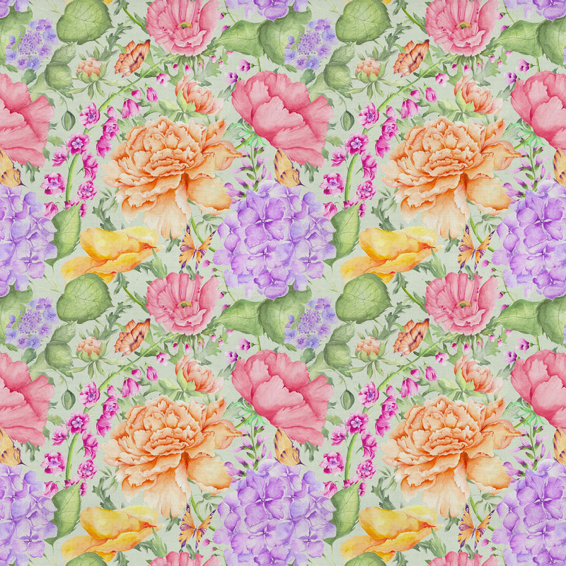 Idalia Fabric / Sage - Just Fabrics
