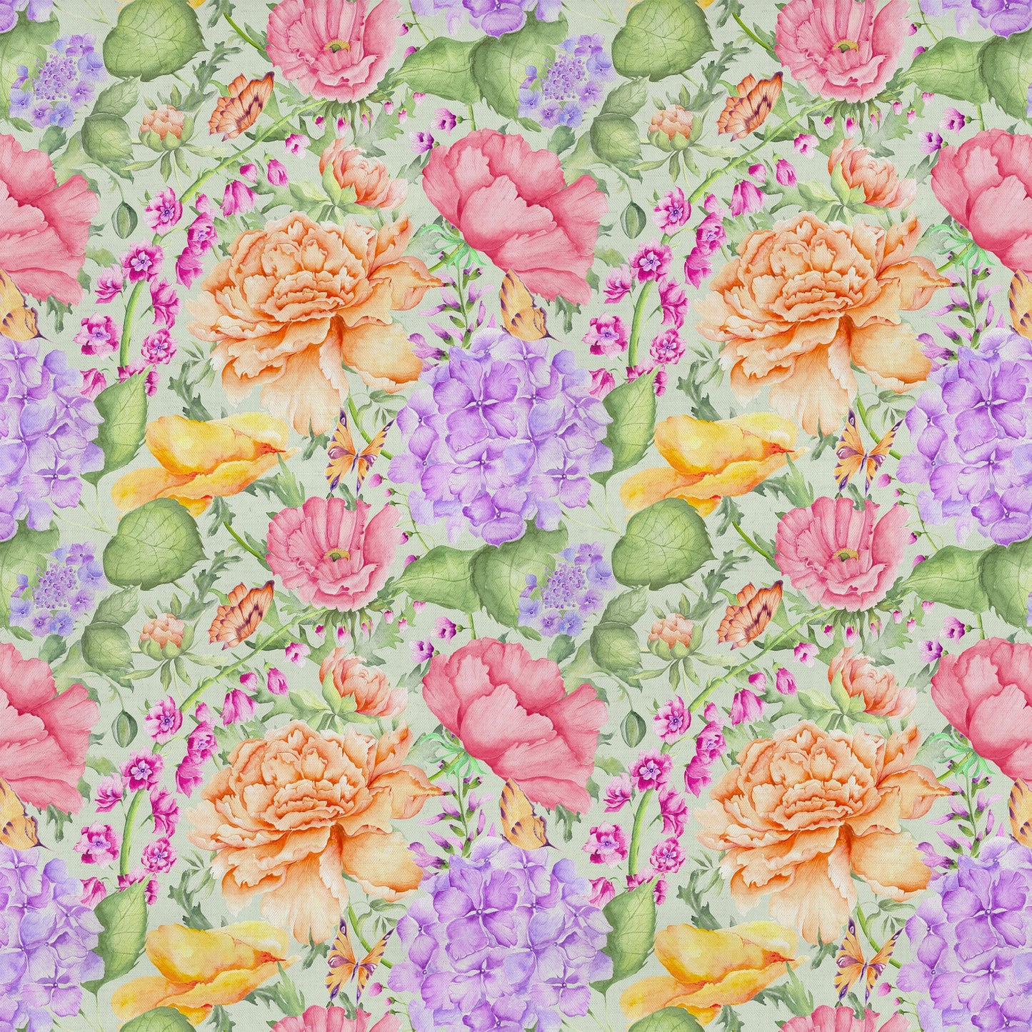 Idalia Fabric / Sage - Just Fabrics