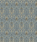 Snakeshead Oilcloth Fabric / Denim - Just Fabrics