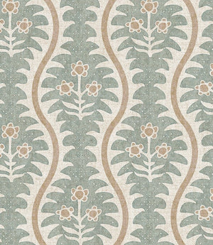 Elbury Vine Fabric / Duck Egg