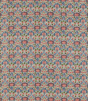 Little Chintz Fabric / Indigo / Carmine