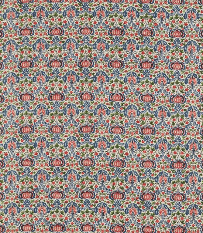 Little Chintz Fabric / Indigo / Carmine - Just Fabrics