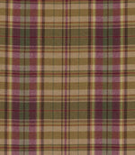 Byron Fabric / Caramel / Burgundy - Just Fabrics