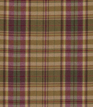 Byron Fabric / Caramel / Burgundy