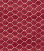 Faraday Velvet Fabric / Carmine - Just Fabrics