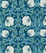 Pimpernel Fabric / Midnight / Opal - Just Fabrics