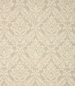 Hester Damask Fabric / Silver - Just Fabrics