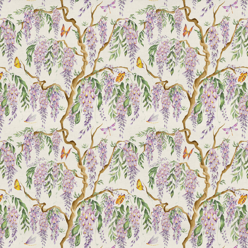Mariposa Fabric / Cream - Just Fabrics