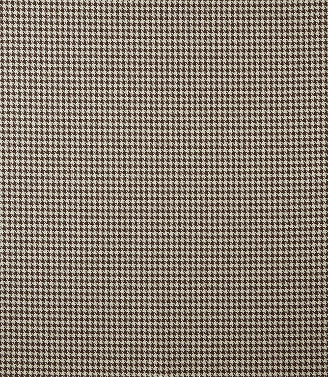 Houndstooth FR Fabric / Chocolate - Just Fabrics