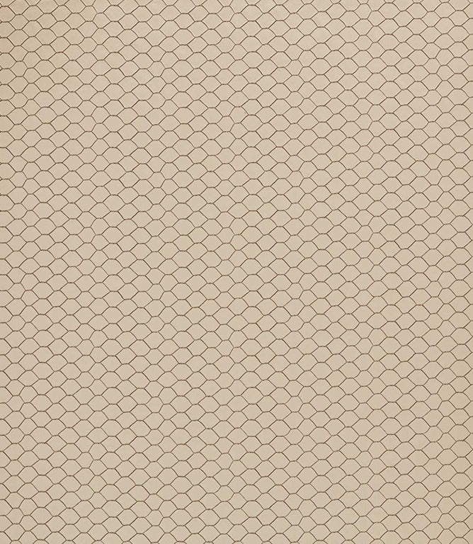 Bantam Net Fabric / Walnut - Just Fabrics