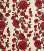 Roselie Fabric / Cranberry - Just Fabrics