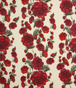 Roselie Fabric / Cranberry - Just Fabrics