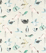 Menagerie Fabric / Blush / Mint - Just Fabrics