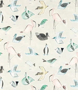 Menagerie Fabric / Blush / Mint