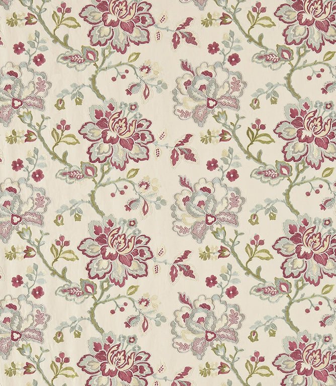 Angelique Fabric / Rose / Azure - Just Fabrics