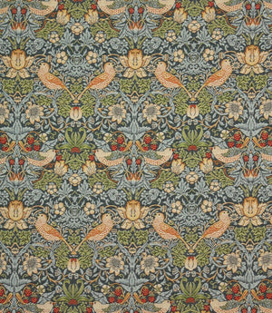 Strawberry Thief Tapestry Fabric / Navy