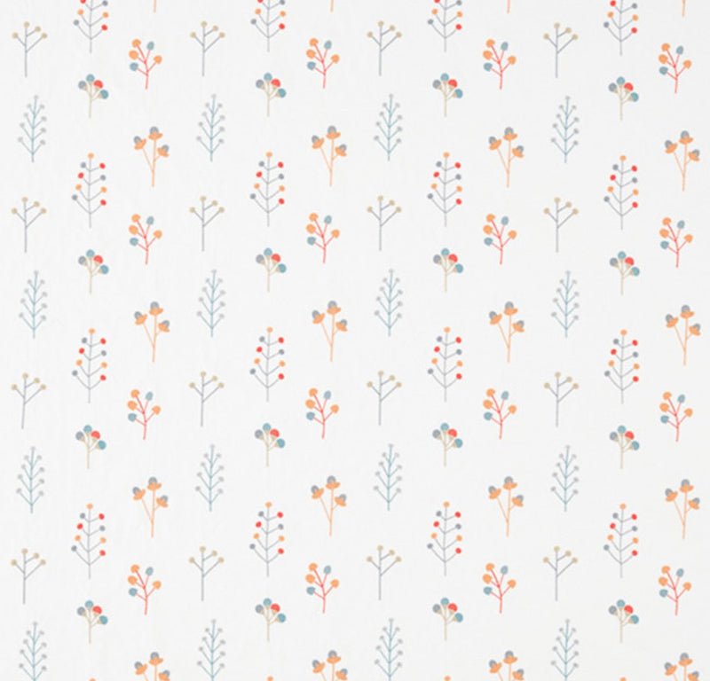 Mukula Fabric / Watermelon / Tangerine / Slate - Just Fabrics