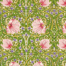 Pimpernel Fabric / Sap Green / Strawberry - Just Fabrics