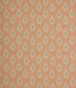 Evie Fabric / Duck Egg / Coral - Just Fabrics