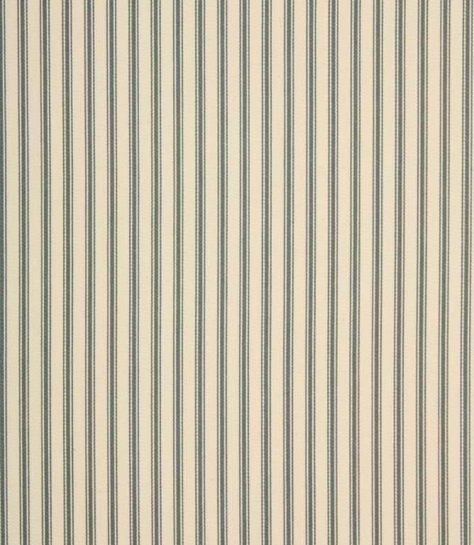 JF Ticking Fabric / Teal - Just Fabrics