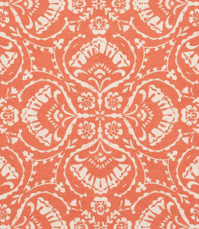 Castelle Fabric / Coral - Just Fabrics