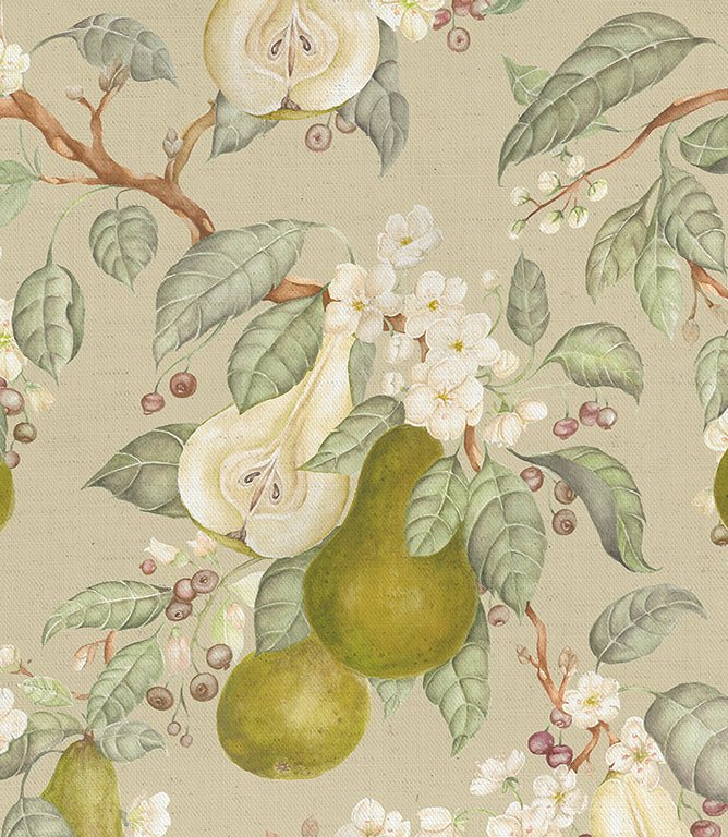Pear Harvest Fabric / Hazel - Just Fabrics