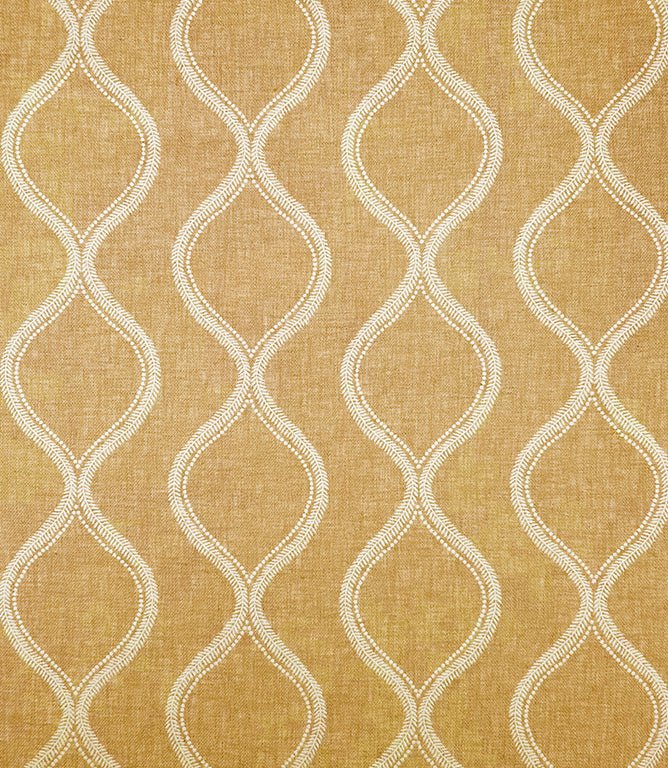 Orchard Trail Fabric / Ochre - Just Fabrics