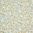 Yamuna Fabric / Teal Cream