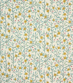 Yamuna Fabric / Teal Cream - Just Fabrics