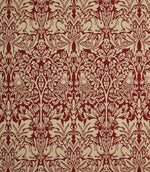Brer Rabbit Tapestry Fabric / Red - Just Fabrics