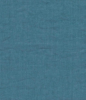 Rue Linen Fabric / Petrol