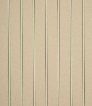 Linen Stripe Fabric / Green