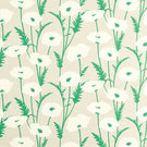 Poppy Pop Fabric / Parchment / Gecko - Just Fabrics