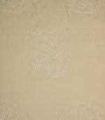 Kashmir Fabric / Stone / Ivory - Just Fabrics
