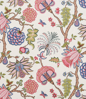 Palampore Fabric / Carmine