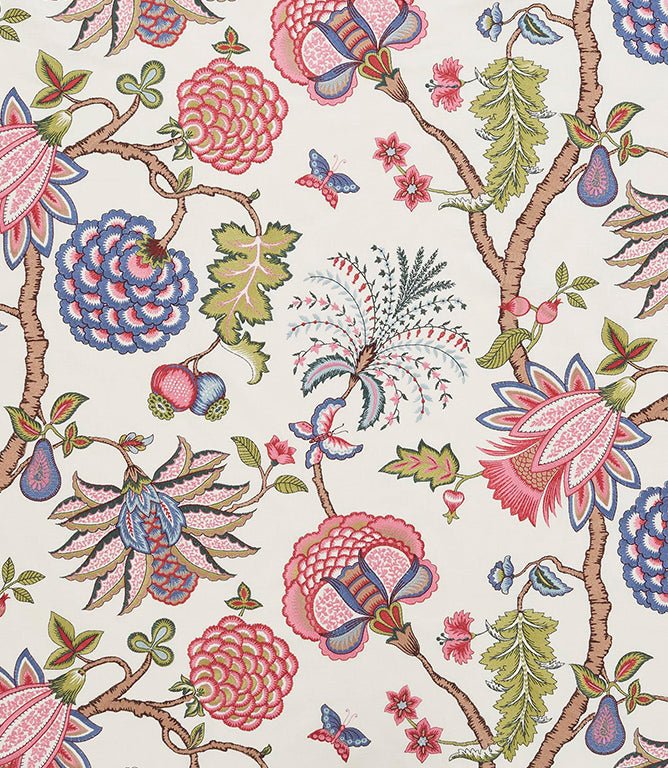 Palampore Fabric / Carmine - Just Fabrics