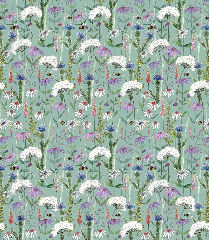 Hermione Fabric / Verde - Just Fabrics