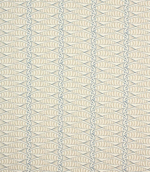 Cornish Sardines Fabric / Beige