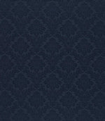Lymington Damask Fabric / Indigo - Just Fabrics