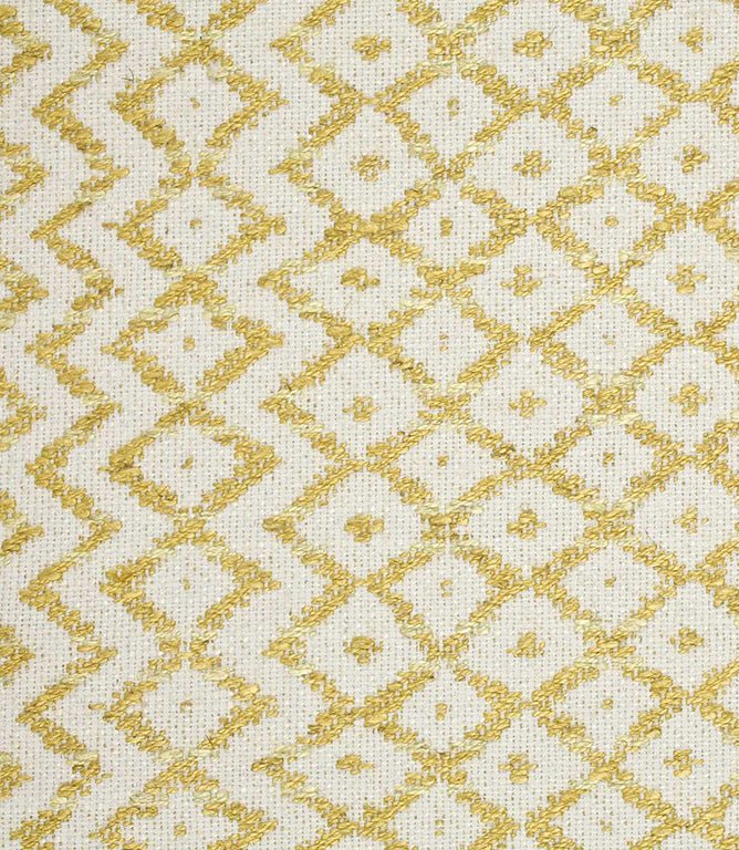 Cheslyn Fabric / Citron / Cream - Just Fabrics